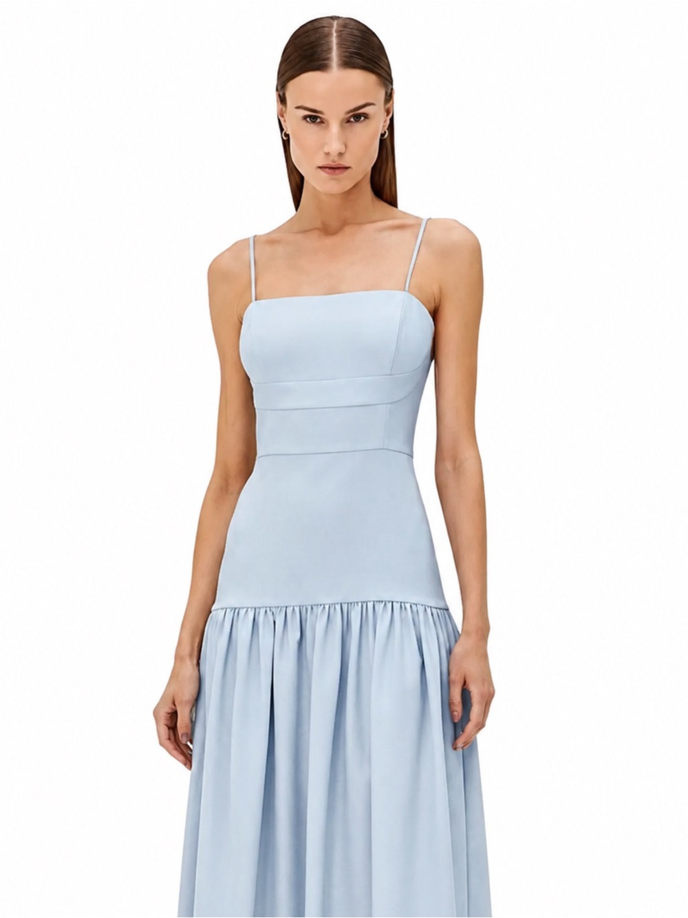 NWT Elie Tahari Cloud Blue Sleeveless Cami Mini Dress